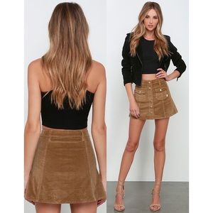 ✦ RHYTHM ▸ corduroy mini skirt